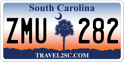 SC license plate ZMU282