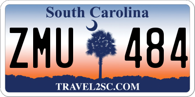 SC license plate ZMU484