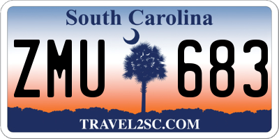 SC license plate ZMU683