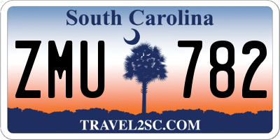 SC license plate ZMU782