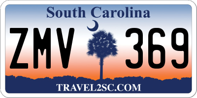 SC license plate ZMV369