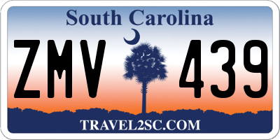 SC license plate ZMV439