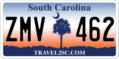 SC license plate ZMV462