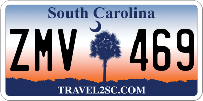 SC license plate ZMV469
