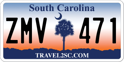 SC license plate ZMV471