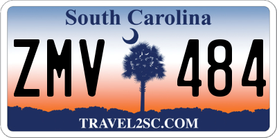 SC license plate ZMV484