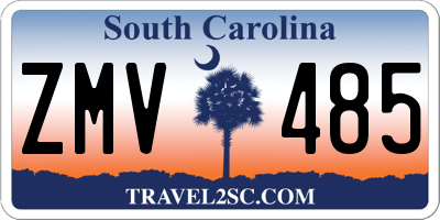 SC license plate ZMV485