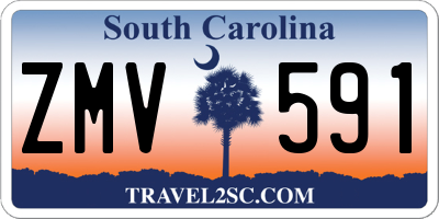 SC license plate ZMV591