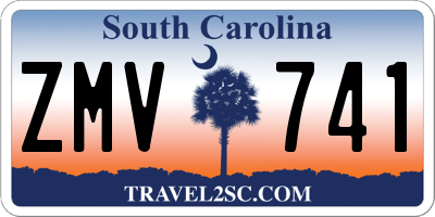 SC license plate ZMV741
