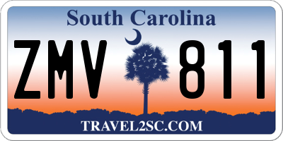 SC license plate ZMV811