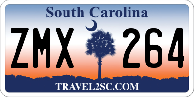 SC license plate ZMX264