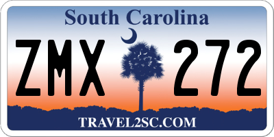 SC license plate ZMX272