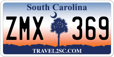 SC license plate ZMX369