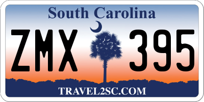 SC license plate ZMX395