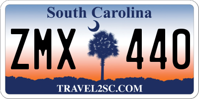 SC license plate ZMX440