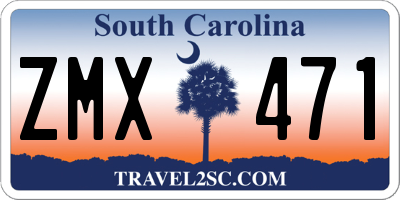SC license plate ZMX471
