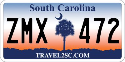 SC license plate ZMX472