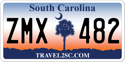 SC license plate ZMX482