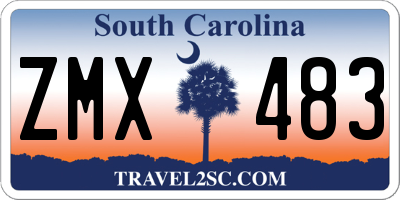 SC license plate ZMX483
