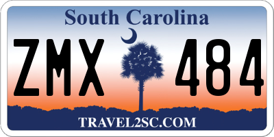SC license plate ZMX484