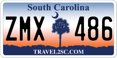 SC license plate ZMX486