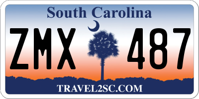 SC license plate ZMX487