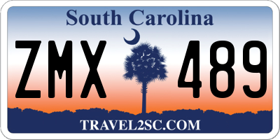 SC license plate ZMX489