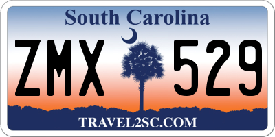 SC license plate ZMX529