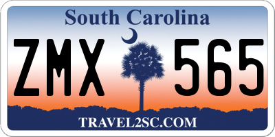 SC license plate ZMX565