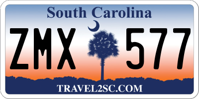 SC license plate ZMX577
