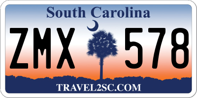 SC license plate ZMX578