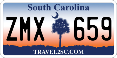SC license plate ZMX659
