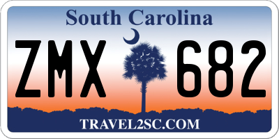 SC license plate ZMX682