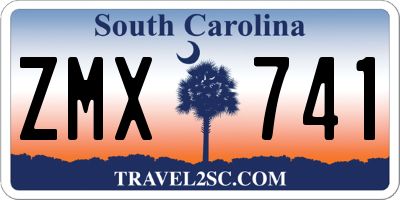 SC license plate ZMX741