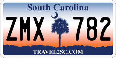 SC license plate ZMX782