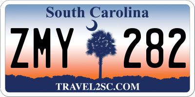 SC license plate ZMY282