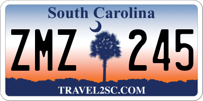 SC license plate ZMZ245