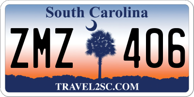 SC license plate ZMZ406