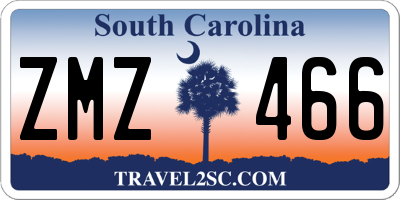 SC license plate ZMZ466