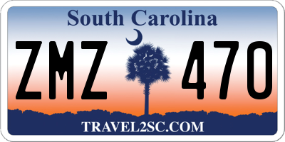 SC license plate ZMZ470