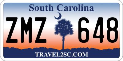 SC license plate ZMZ648
