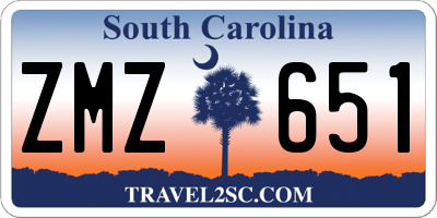 SC license plate ZMZ651