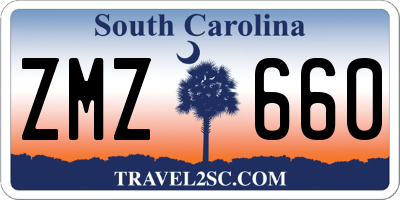 SC license plate ZMZ660