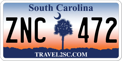 SC license plate ZNC472