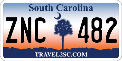 SC license plate ZNC482