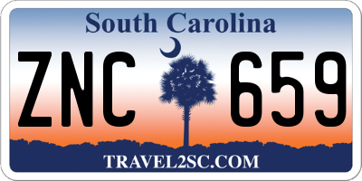 SC license plate ZNC659