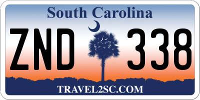 SC license plate ZND338