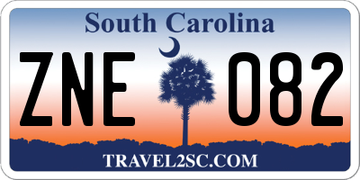 SC license plate ZNE082