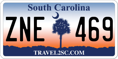 SC license plate ZNE469