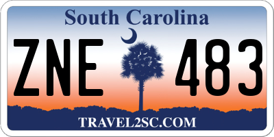 SC license plate ZNE483
